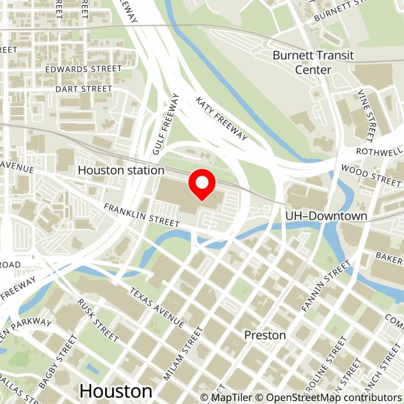 Map of 713 Music Hall's location