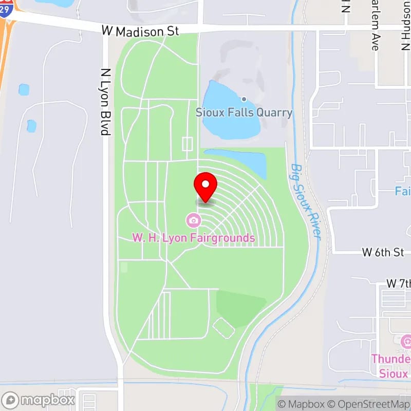 Map of W.H. Lyon Fairgrounds's location