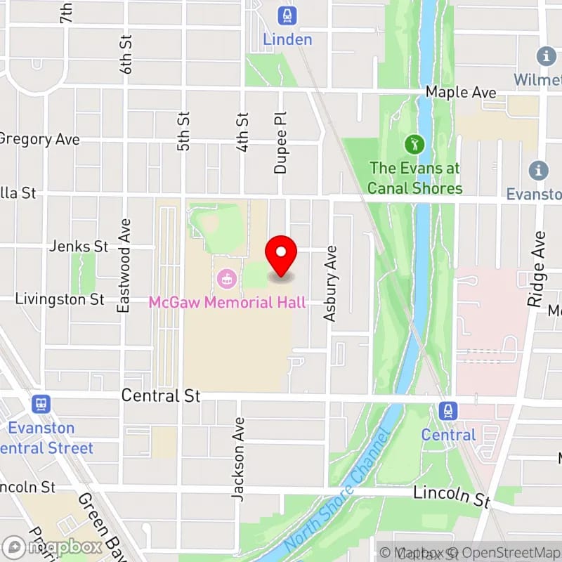 Map of Ryan Field's location