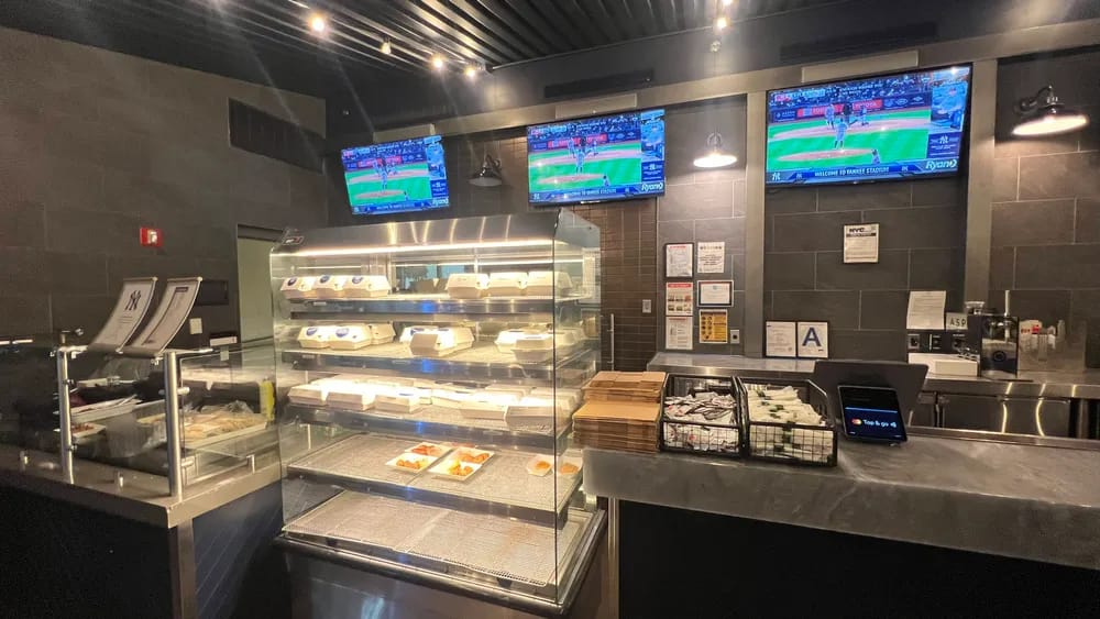 Champions Suite exclusive food station