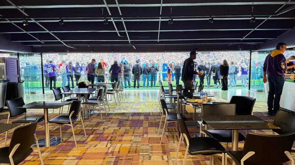 The Delta 360 Club offers near sideline access