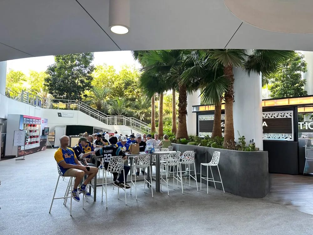 The Toyota Club patio